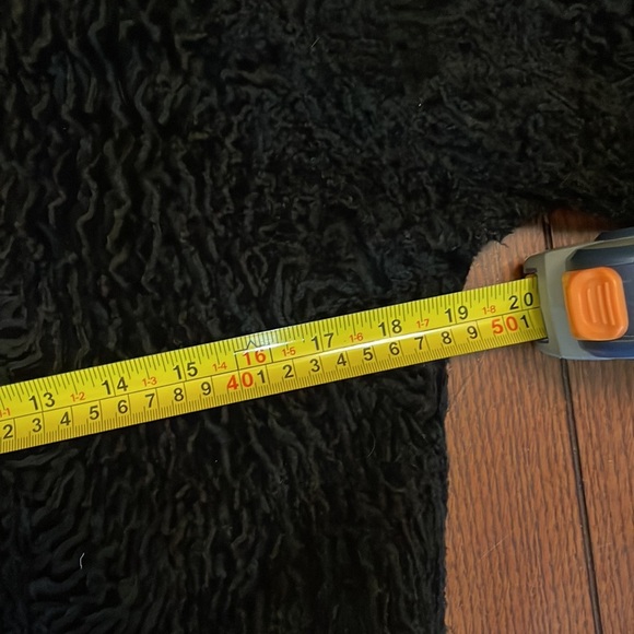 Formal blazer / jacket with genuine fur trim. Textured velvet. No tags. Medium? - Picture 8 of 9